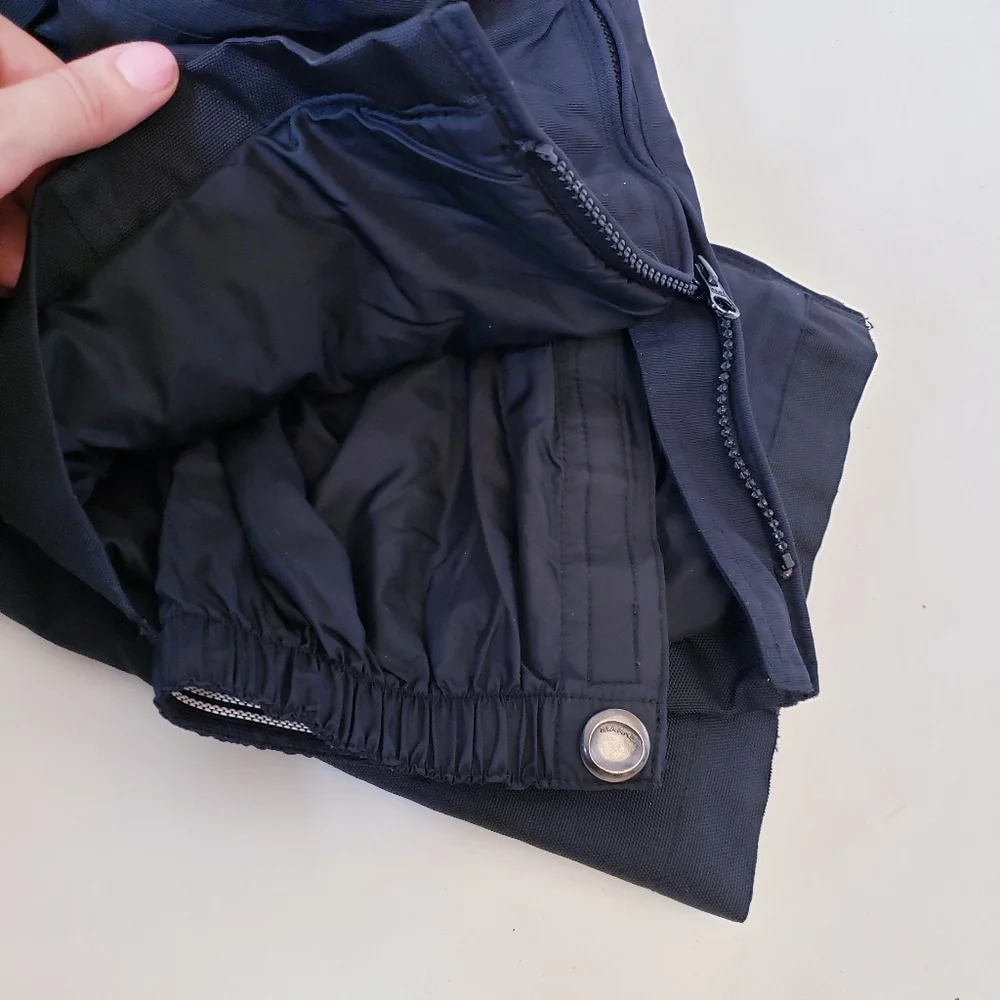 Marker Black Juniors Unisex Snow Ski Pants, Size 12